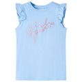 Kids T-Shirt Cotton Light Blue 104 Children's Top Kids Clothing Kids Wear