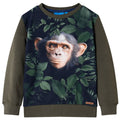 Sweatshirt Cotton Khaki 140 Kids Clothing Children's Top Kids Wear Kids' Tops
