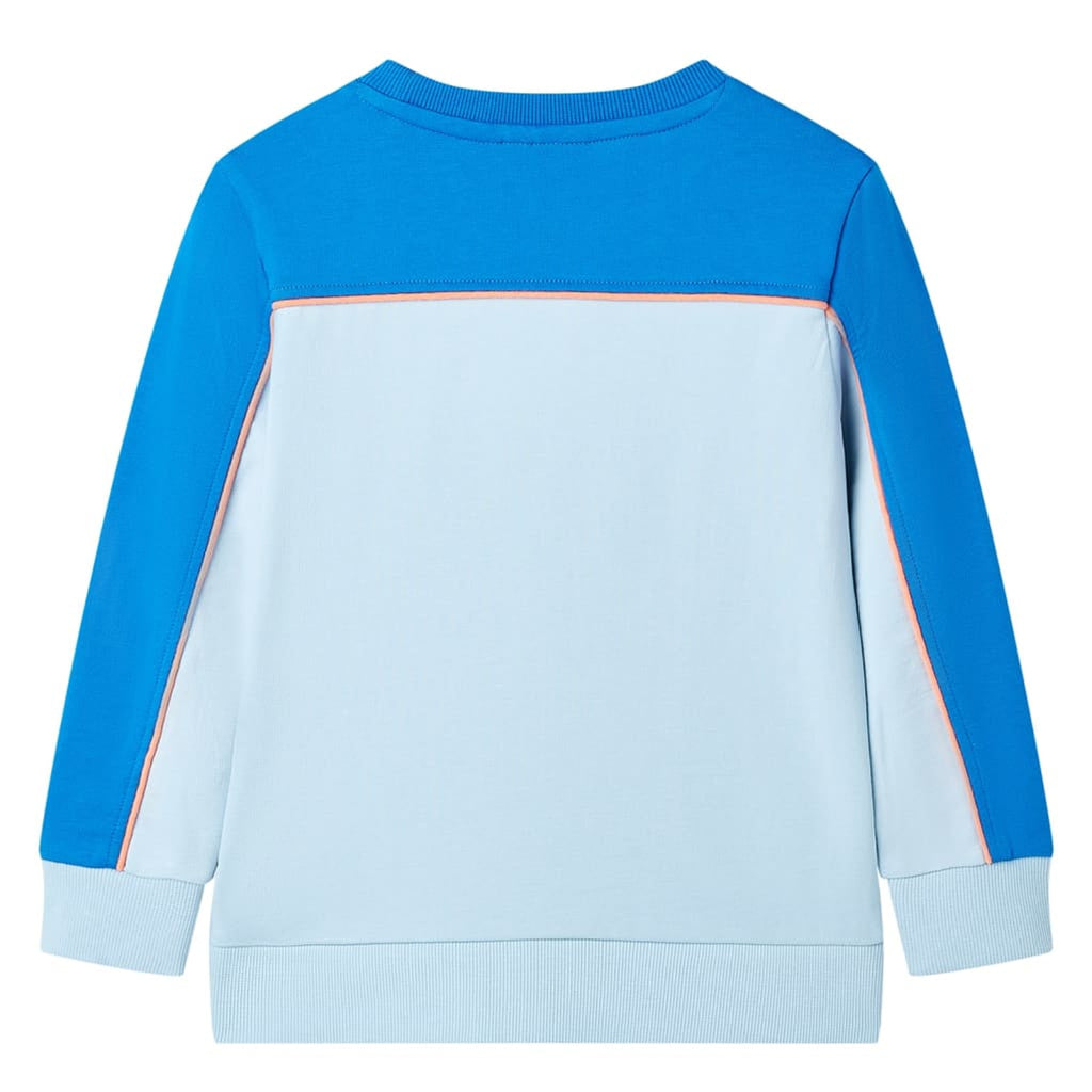 Sweatshirt Cotton Bright Blue 128 Kids Clothing Children's Top Kids Wear 128