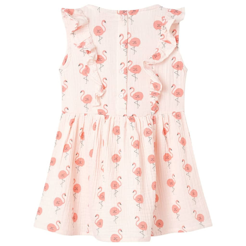 Dress Cotton Soft Pink 92 Kids' Dresses Kids' Dresse Kids'Dress Ruffles 92