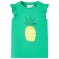 Kids T-Shirt Cotton Green 116 Children's Top Kids Clothing Kids Wear Variant 2