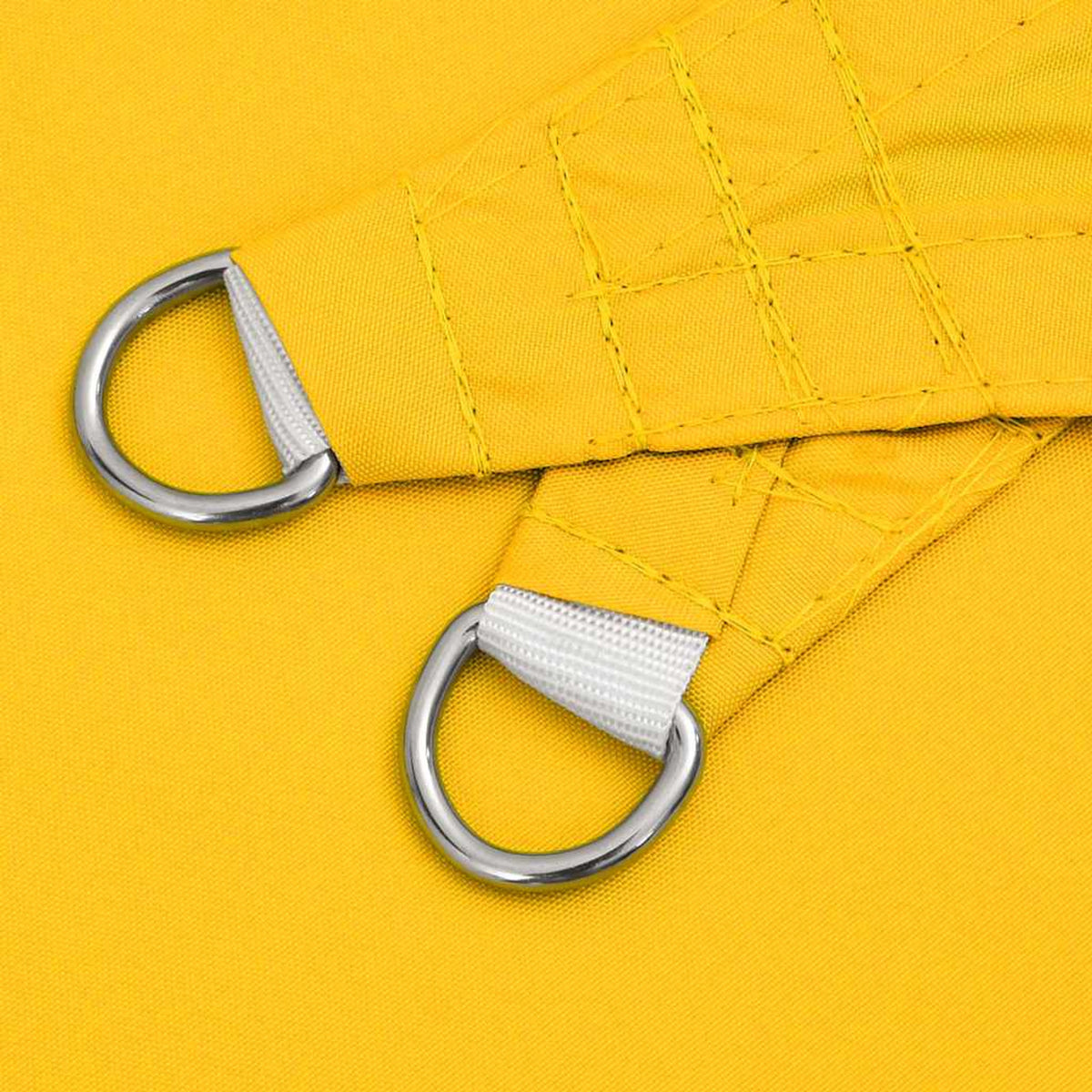Sunshade Sail Oxford Fabric Yellow Water Resistant UV Resistant 300 x 500 cm