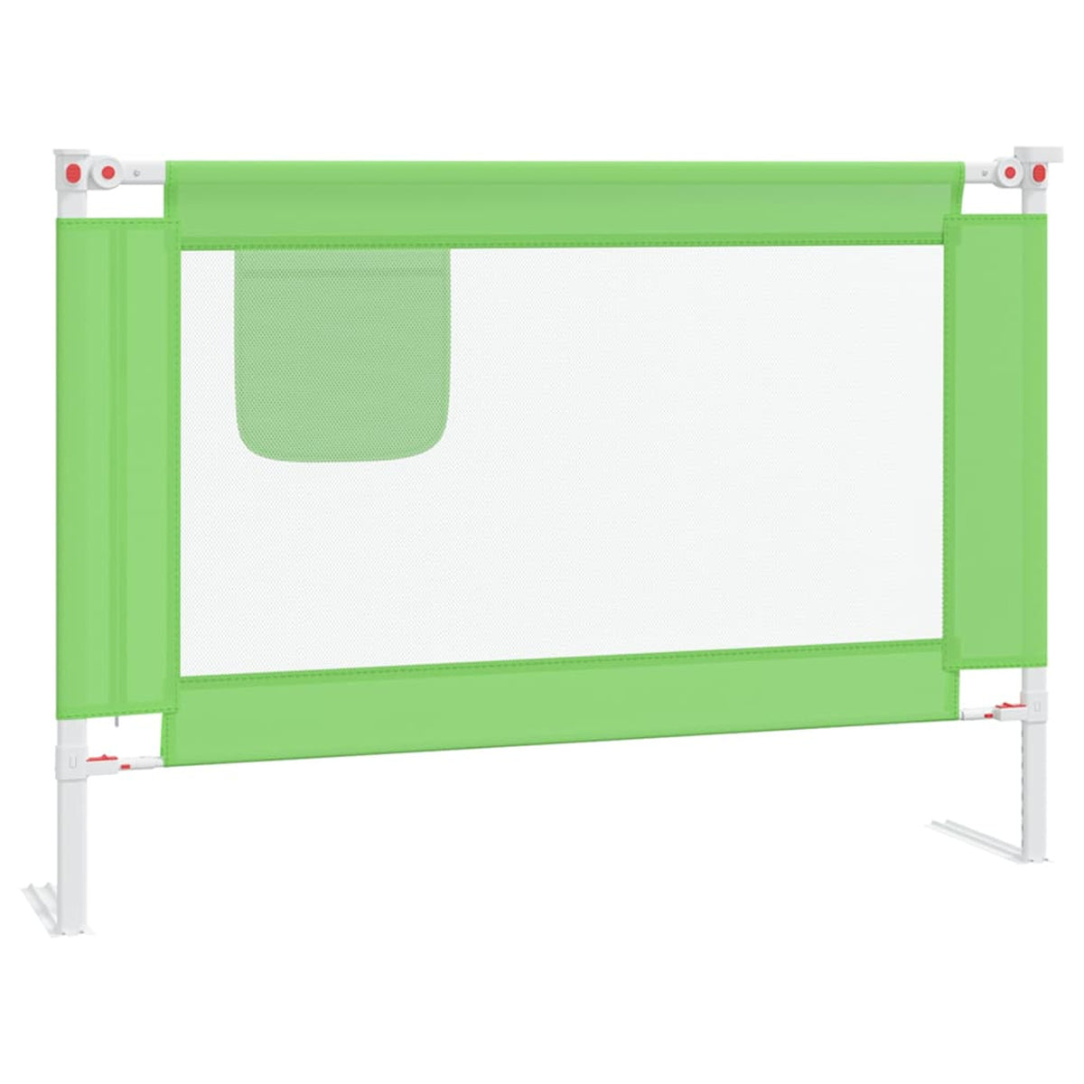 Toddler Safety Bed Rail Fabric (100% Polyester) Green 90 x 25 x 95 cm Bedguard