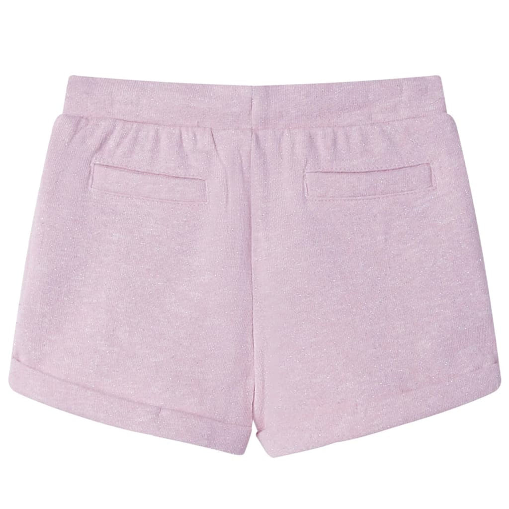 Shorts Cotton Mixed Lila 128 Kids' Bottoms Kids' Bottom Kids'Shorts Drawstring
