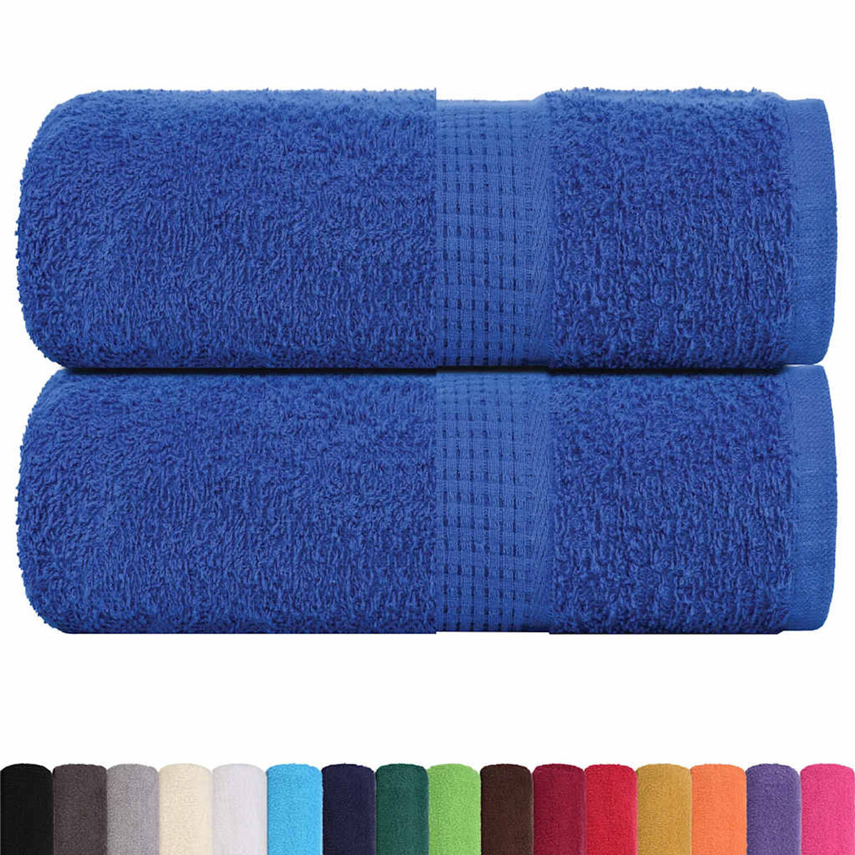 Towel Cotton Blue 30 x 30 cm Bathroom Bath Linen Home Towels 2 pcs Wash 30x30cm