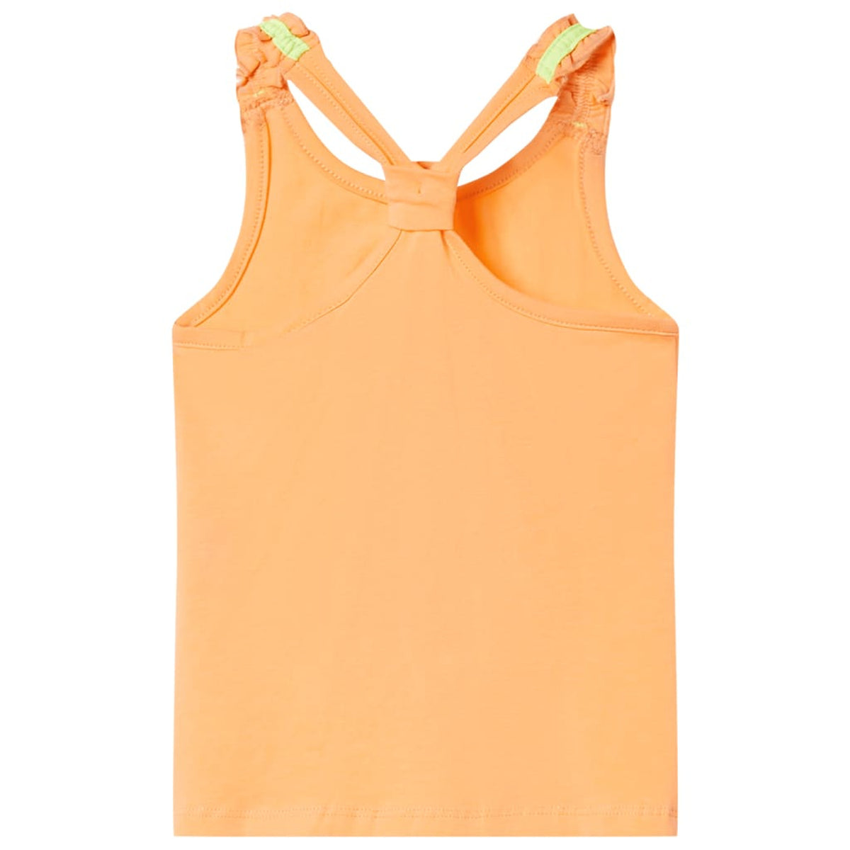 Kids'Tank Top Bright Cotton Bright Orange 128 Kids Clothing Children's Wear
