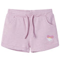 Shorts Cotton Mixed Lila 116 Kids' Bottoms Kids' Bottom Kids'Shorts Drawstring