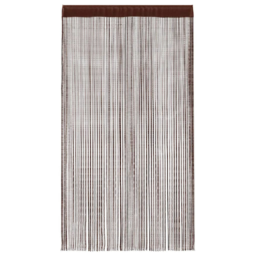 Curtain Fabric Brown 100 x 250 cm Window Dressing Home Furnishings Curtains