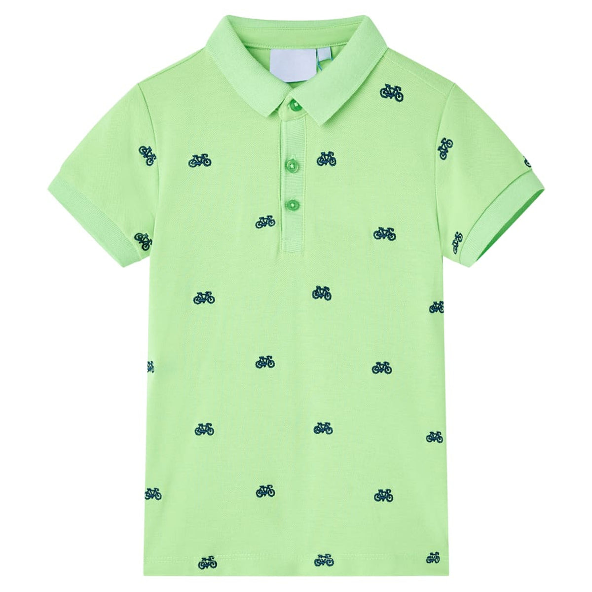 Kids'Polo Shirt Neon Cotton Neon Green 92 Kids Clothing Children's Wear 92