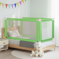 Toddler Safety Bed Rail Fabric (100% Polyester) Green 160 x 25 x 95 cm