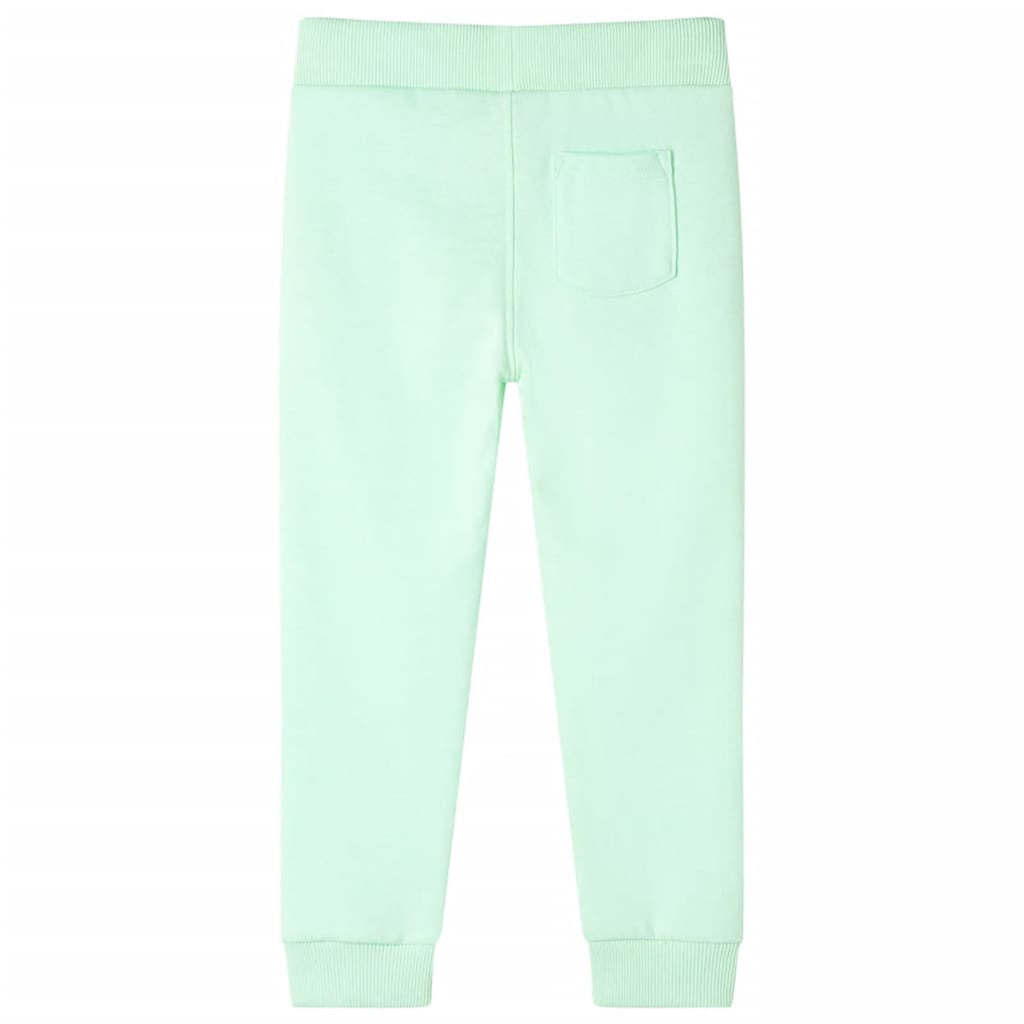 Kids'Sweatpants Bright Cotton Bright Green 140 Kids' Bottoms Kids' Bottom 140