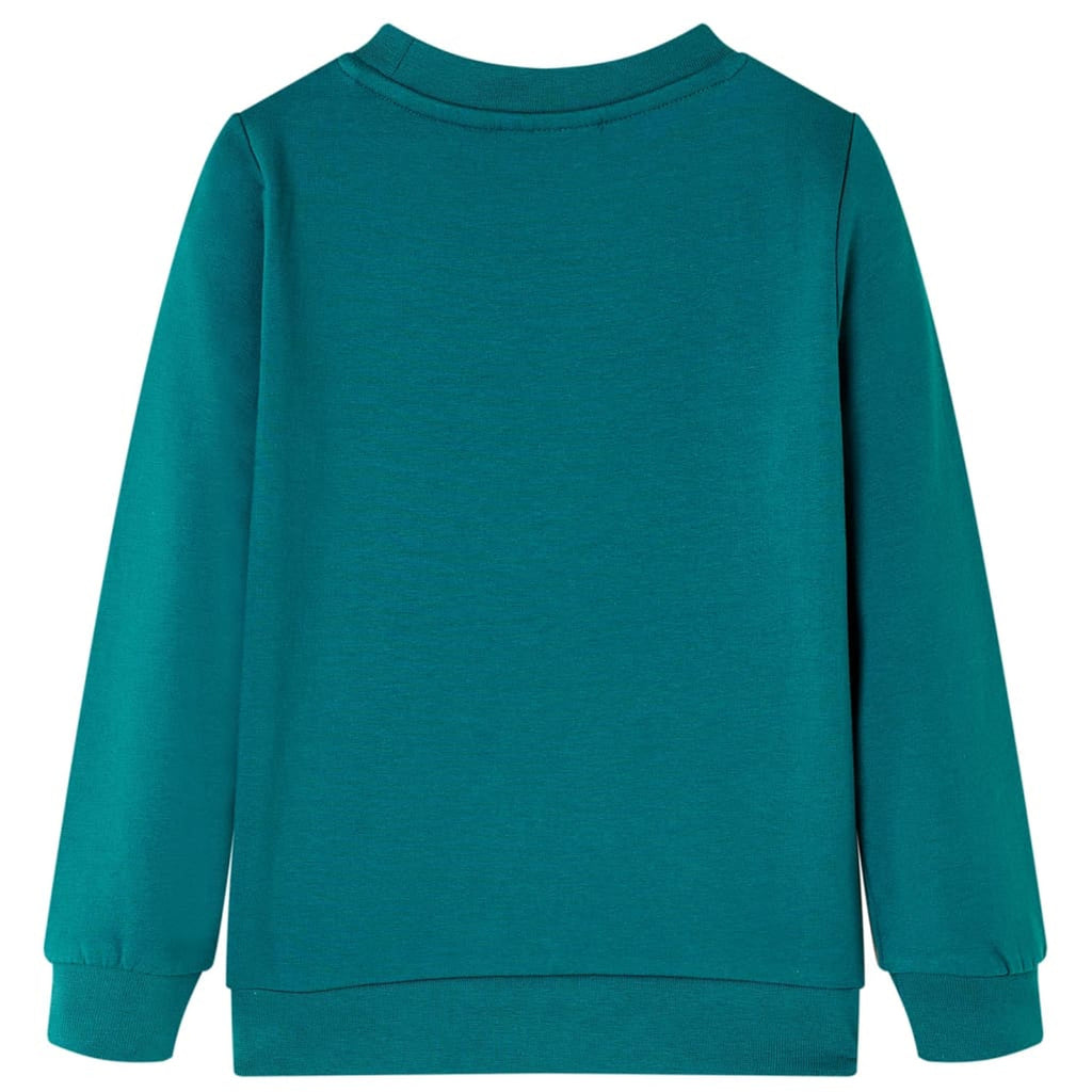 Sweatshirt Cotton Dark Green 116 Kids Clothing Children's Top Kids Variant 4