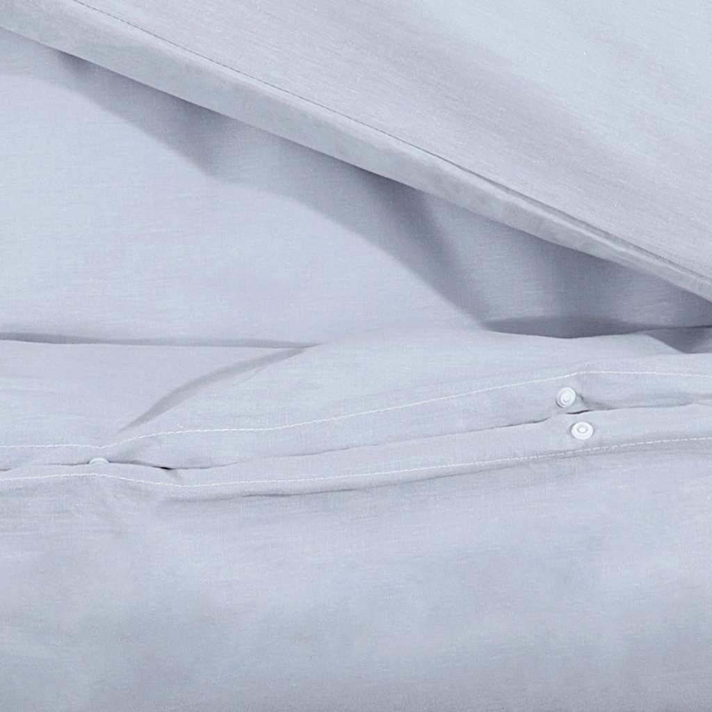 Duvet Cover Cotton Grey 200 x 135 cm Bedding Bed Linen Bedroom Quilt Variant 4