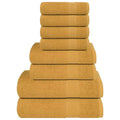 Towel Cotton Gold 30 x 50 cm Bathroom Bath Linen Home Bath Towels & Flannels