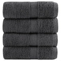 Towel Cotton Anthracite 30 x 30 cm Bathroom Bath Linen Home Towels 4 Variant 2