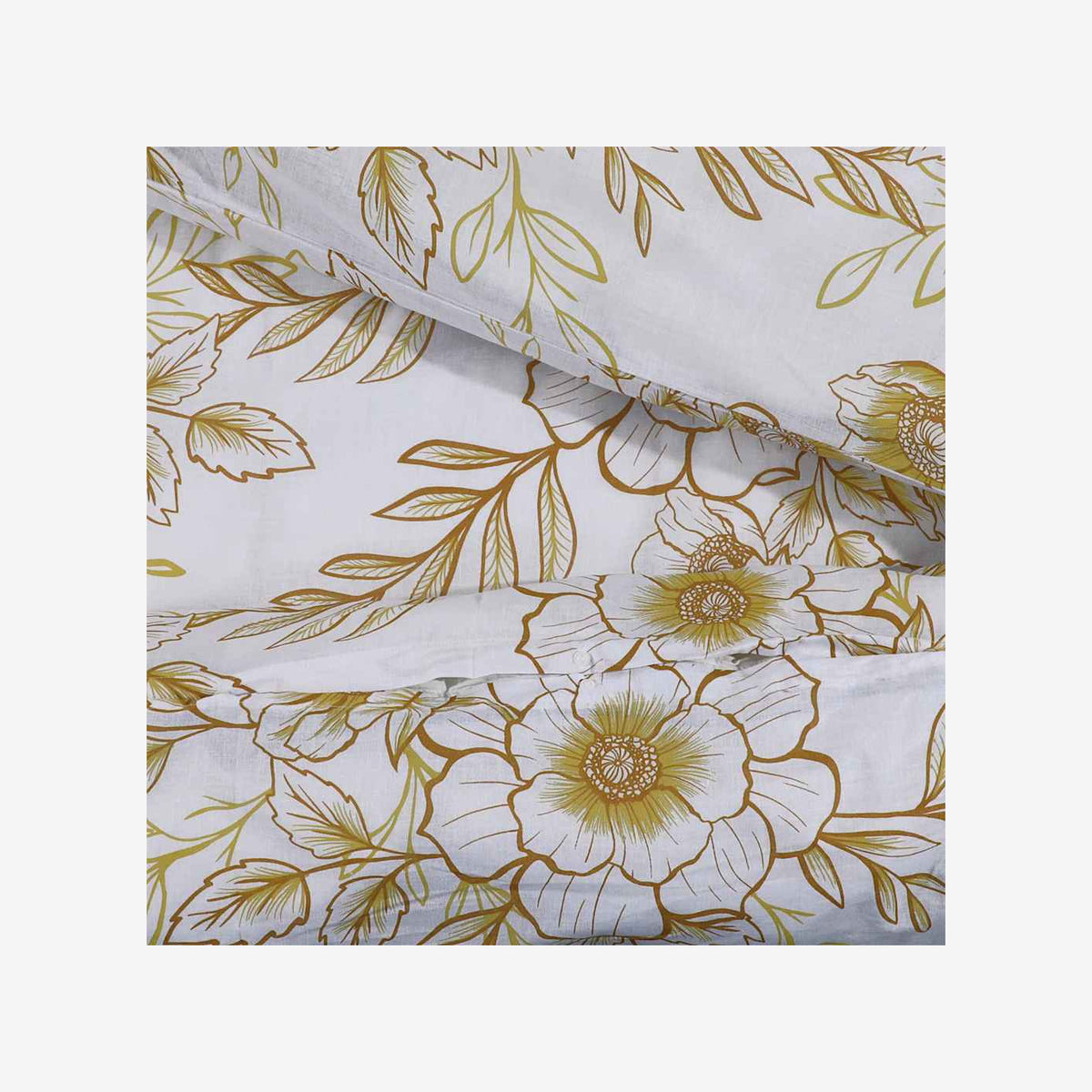 Duvet Cover Cotton White 240 x 260 cm Bedding Bed Linen Bedroom Variant 2