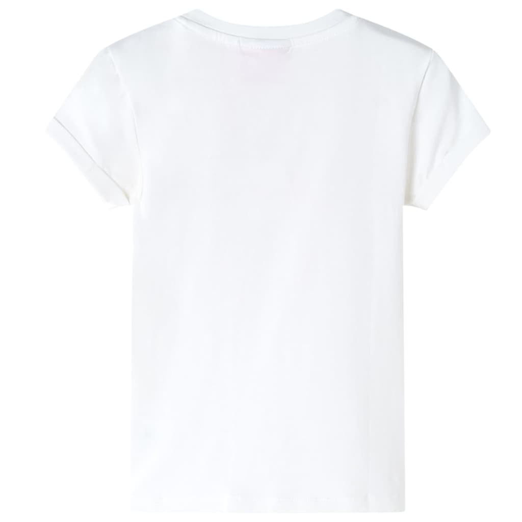 Kids T-Shirt Cotton Ecru 116 Children's Top Kids Clothing Kids Wear Variant 5