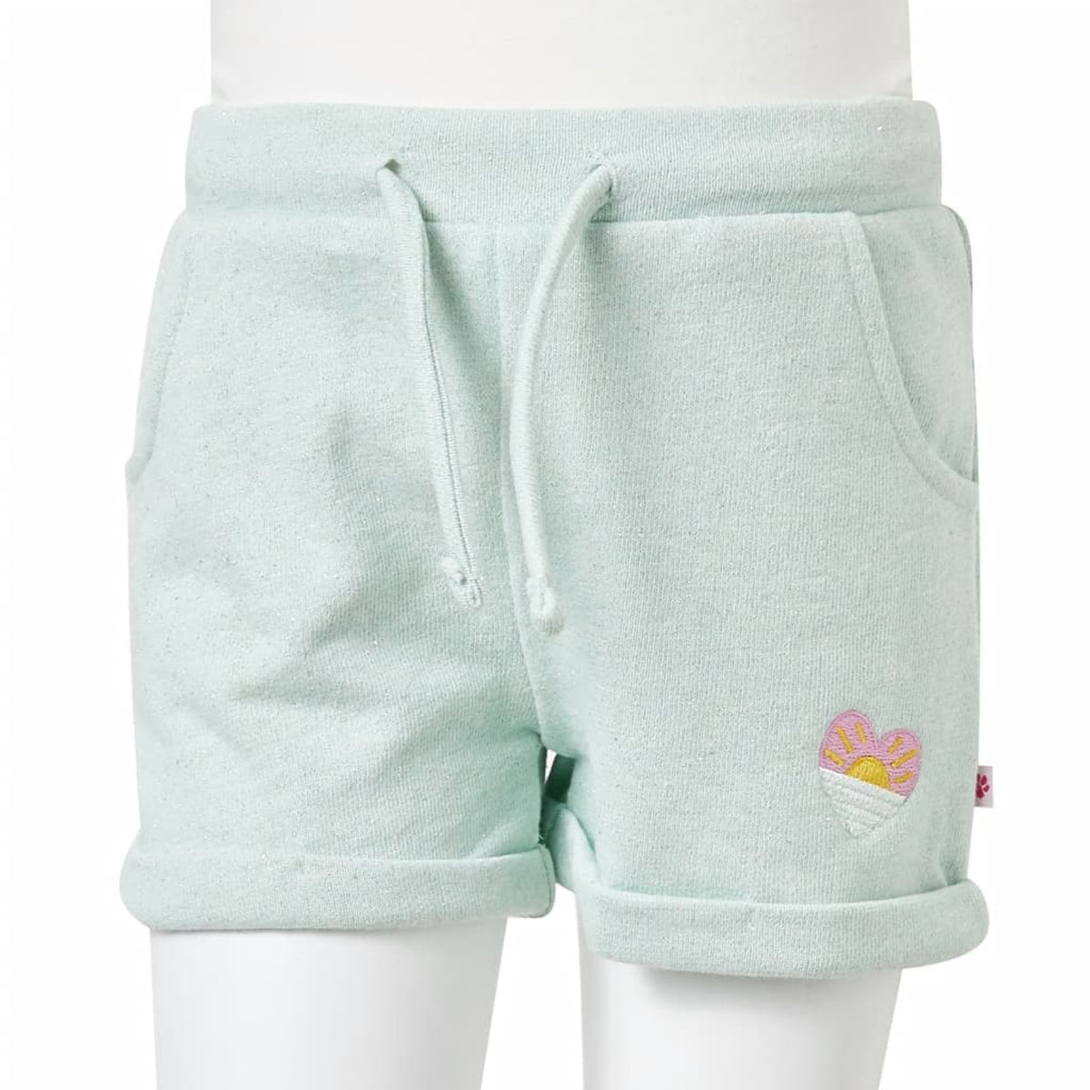 Shorts Cotton Mixed Light Mint 116 Kids' Bottoms Kids' Bottom Kids'Shorts 116