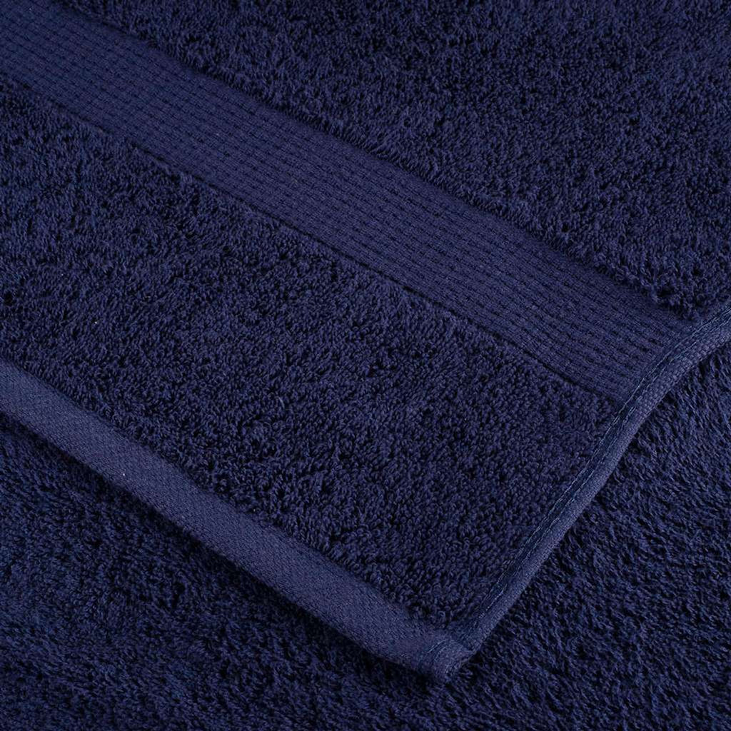 Towel Cotton Navy Blue 15 x 21 cm Bathroom Bath Linen Home Towels 4 pcs Guest