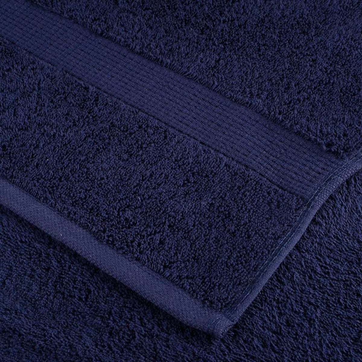 Towel Cotton Navy Blue 15 x 21 cm Bathroom Bath Linen Home Towels 4 pcs Guest