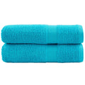 Towel Cotton Turquoise 140 x 70 cm Bathroom Bath Linen Home Towels 2 Variant 2