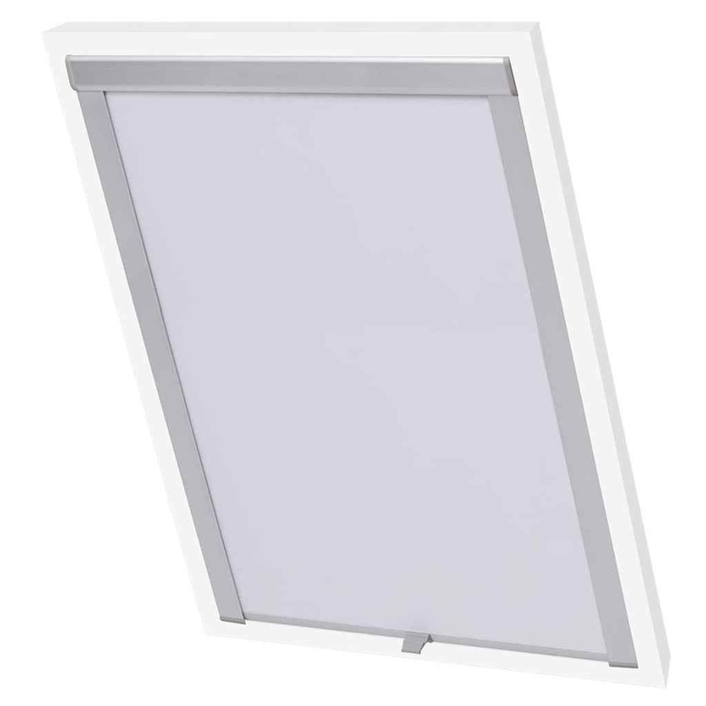 Roller Blind Blackout Fabric White 77.5 x 94 cm Window Shade Window Covering