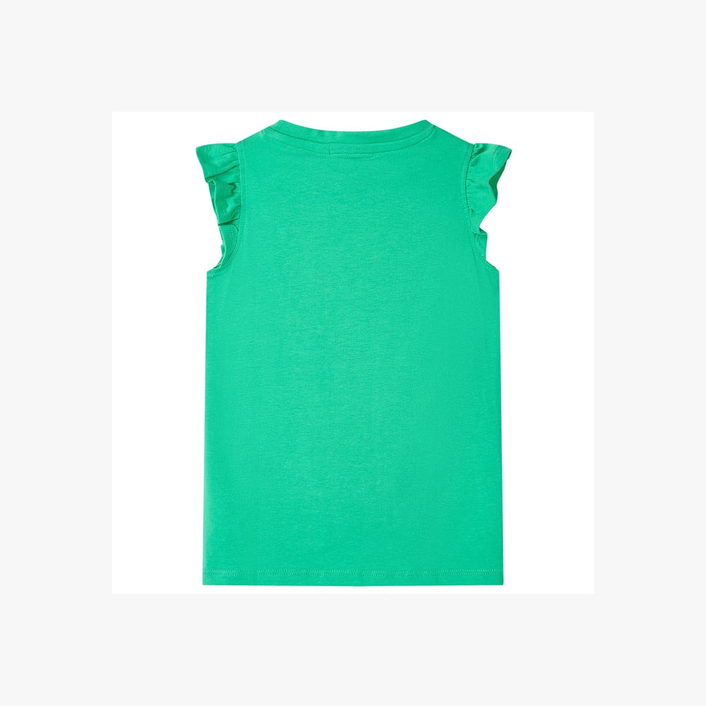 Kids T-Shirt Cotton Green 116 Children's Top Kids Clothing Kids Wear Variant 2