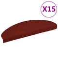 Stair Mats Self-Adhesive Bordeaux Half Needle-Punched Fabric (100% Variant 2