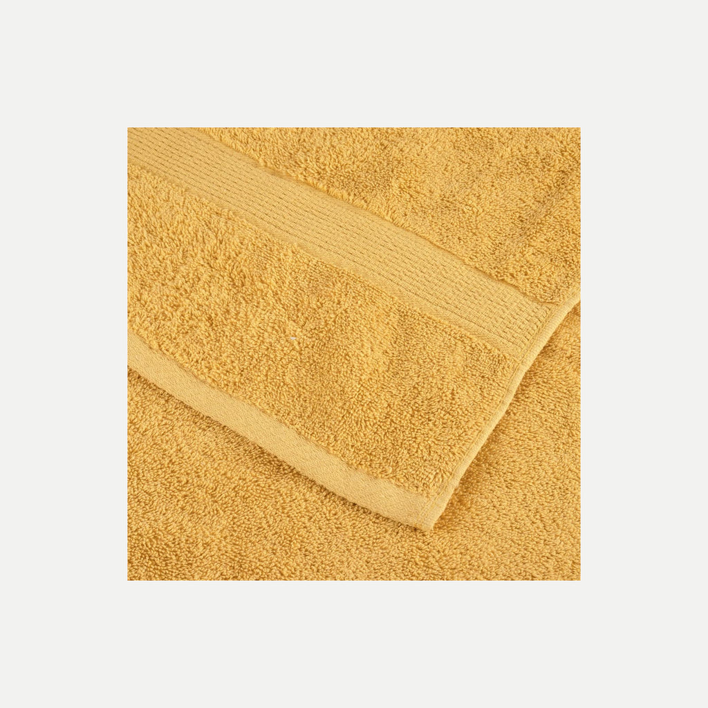 Towel Cotton Gold 140 x 70 cm Bathroom Bath Linen Home Towels 2 pcs Variant 2