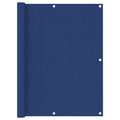 Balcony Screen Oxford Fabric Blue Waterproof UV Resistant 120 x 300 cm 120x300cm