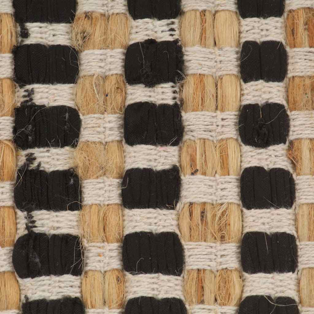 Hand-Woven Bathroom Mat Fabric Natural 83 x 52 cm Floor Mat Home Non Variant 2