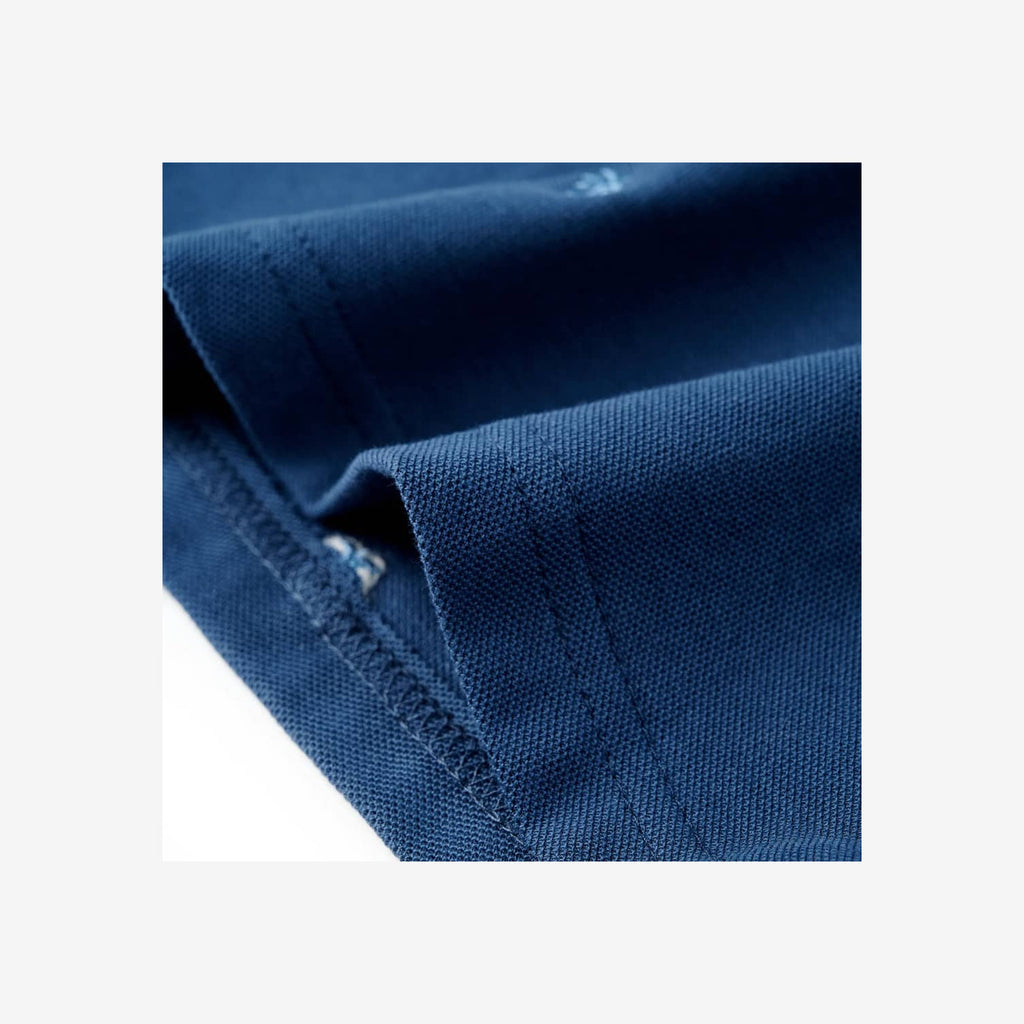 Kids'Polo Shirt Dark Cotton Dark Blue 116 Kids Clothing Children's Wear 116