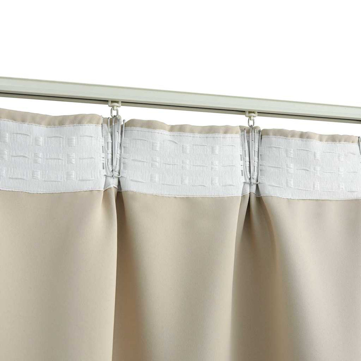 Blackout Curtain Polyester Beige 290 x 245 cm Window Dressing Home Variant 2