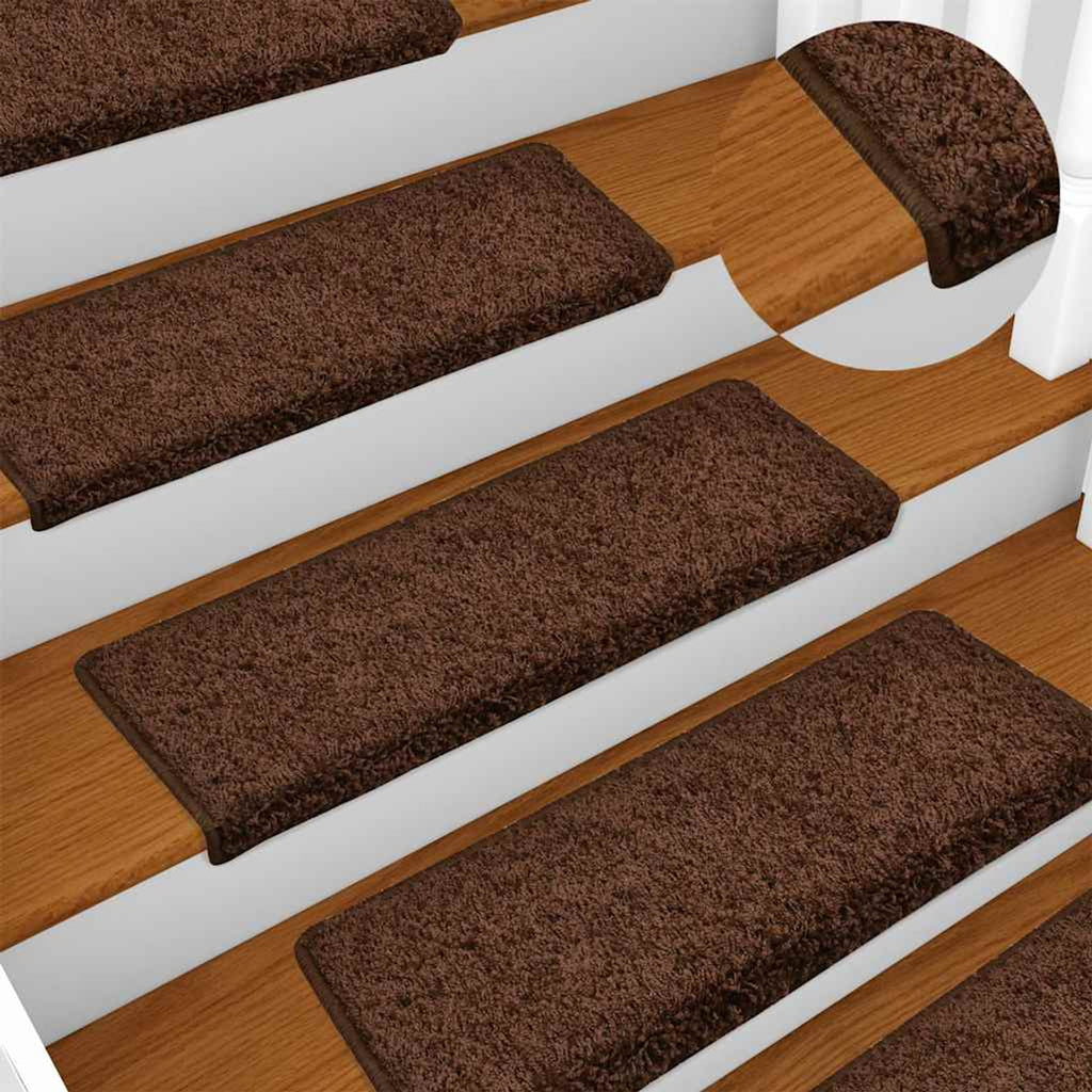 Stair Mats Rectangular Edge Needle-Punched Fabric (100% Brown 65 x Variant 2