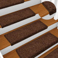 Stair Mats Rectangular Edge Needle-Punched Fabric (100% Brown 65 x Variant 2