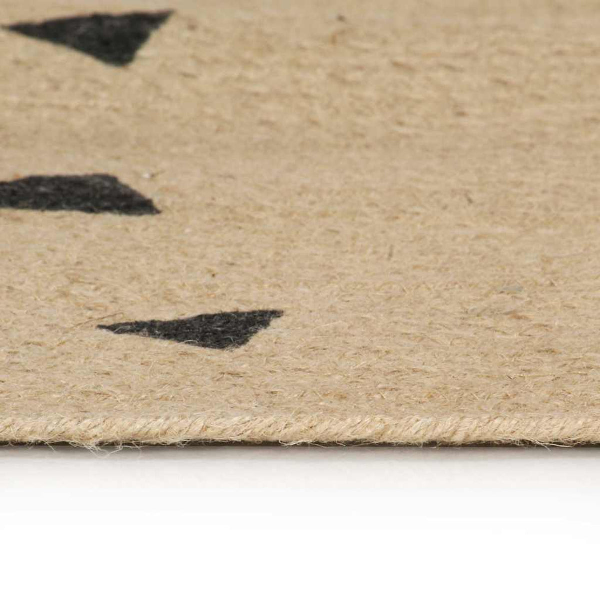 Rug Braided Jute Natural 150 x 150 cm Floor Mat Home Decor Floor Variant 3