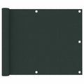 Balcony Screen Dark Oxford Fabric Dark Green Waterproof UV Resistant 75 x 500