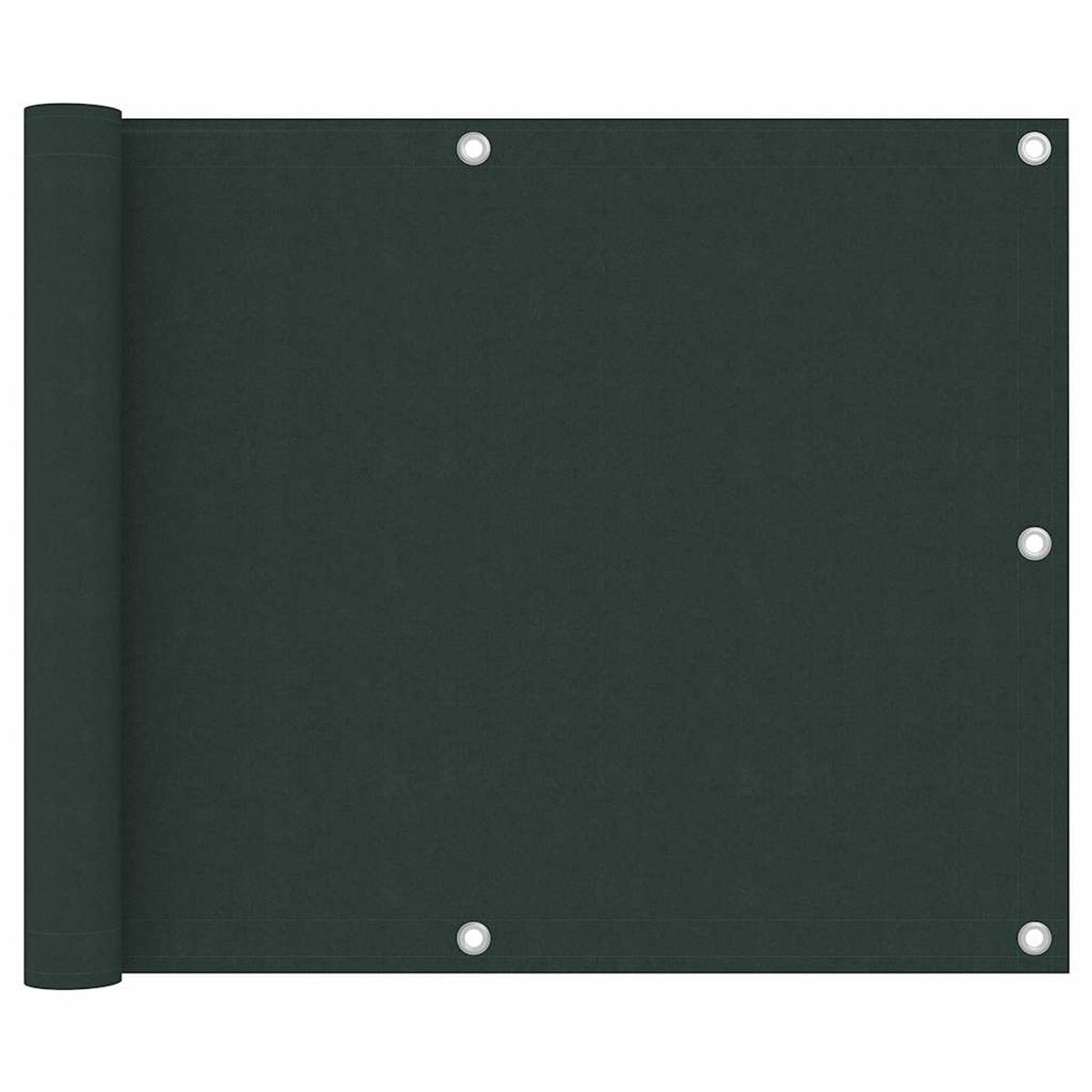 Balcony Screen Dark Oxford Fabric Dark Green Waterproof UV Resistant 75 x 500
