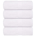 Towel Cotton White 30 x 30 cm Bathroom Bath Linen Home Towels 4 pcs Wash 30x30cm