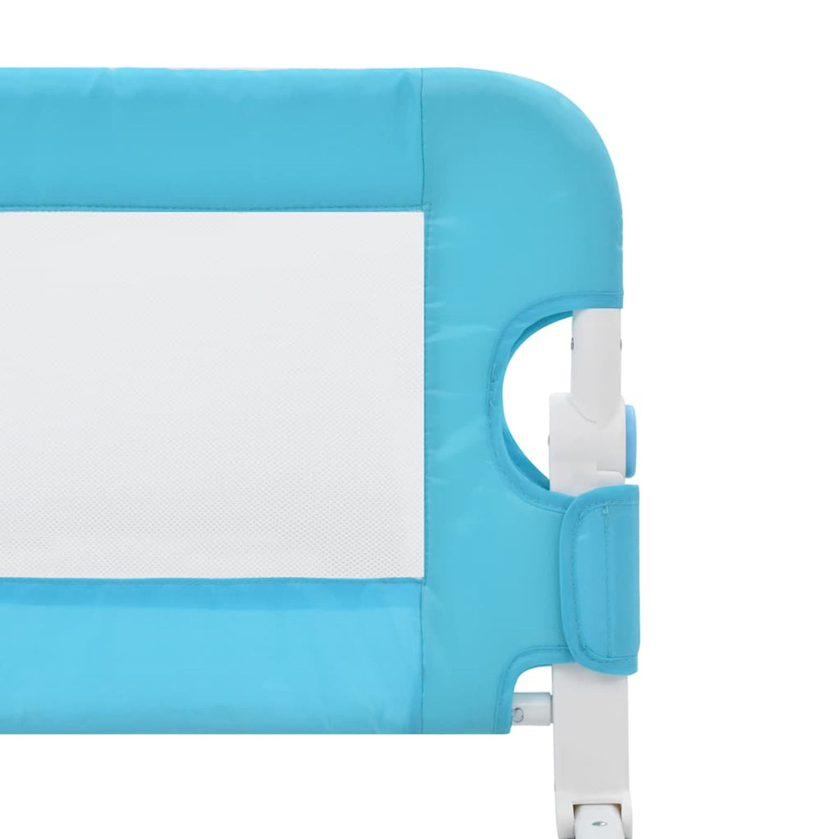 Toddler Safety Bed Rail Polyester Blue 120 x 40.5 x 42 cm Child Bed Guard 5x42cm