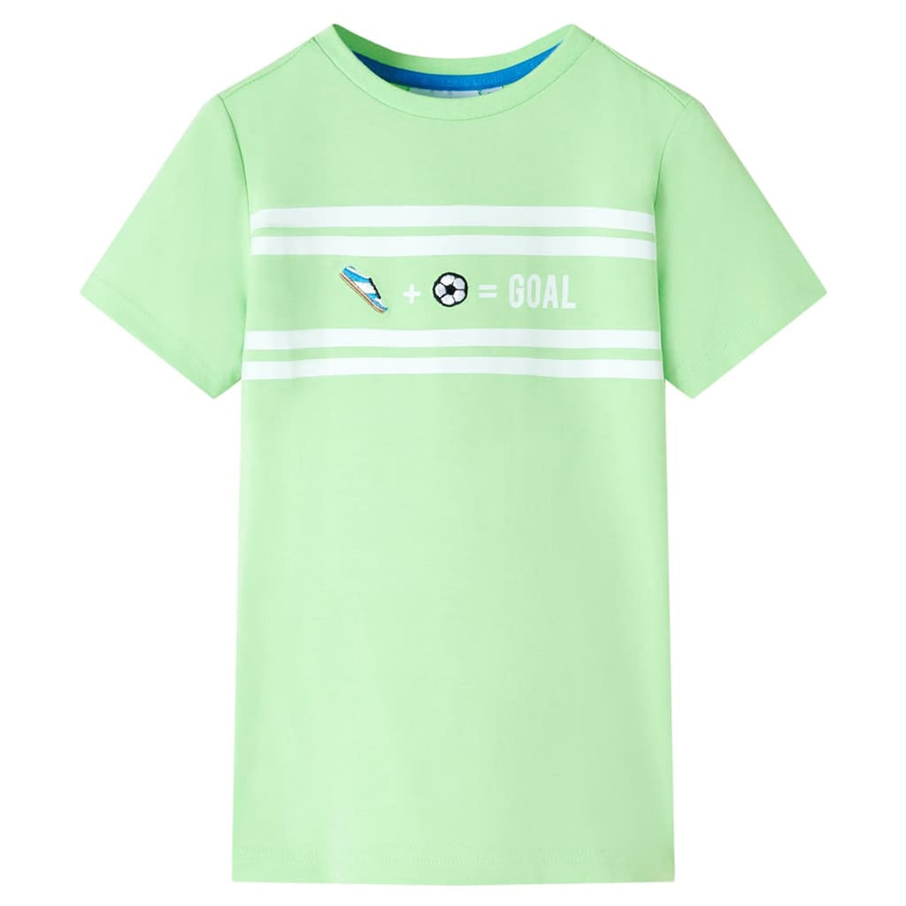 Kids T-Shirt Cotton Neon Green 128 Children's Top Kids Clothing Kids Variant 2