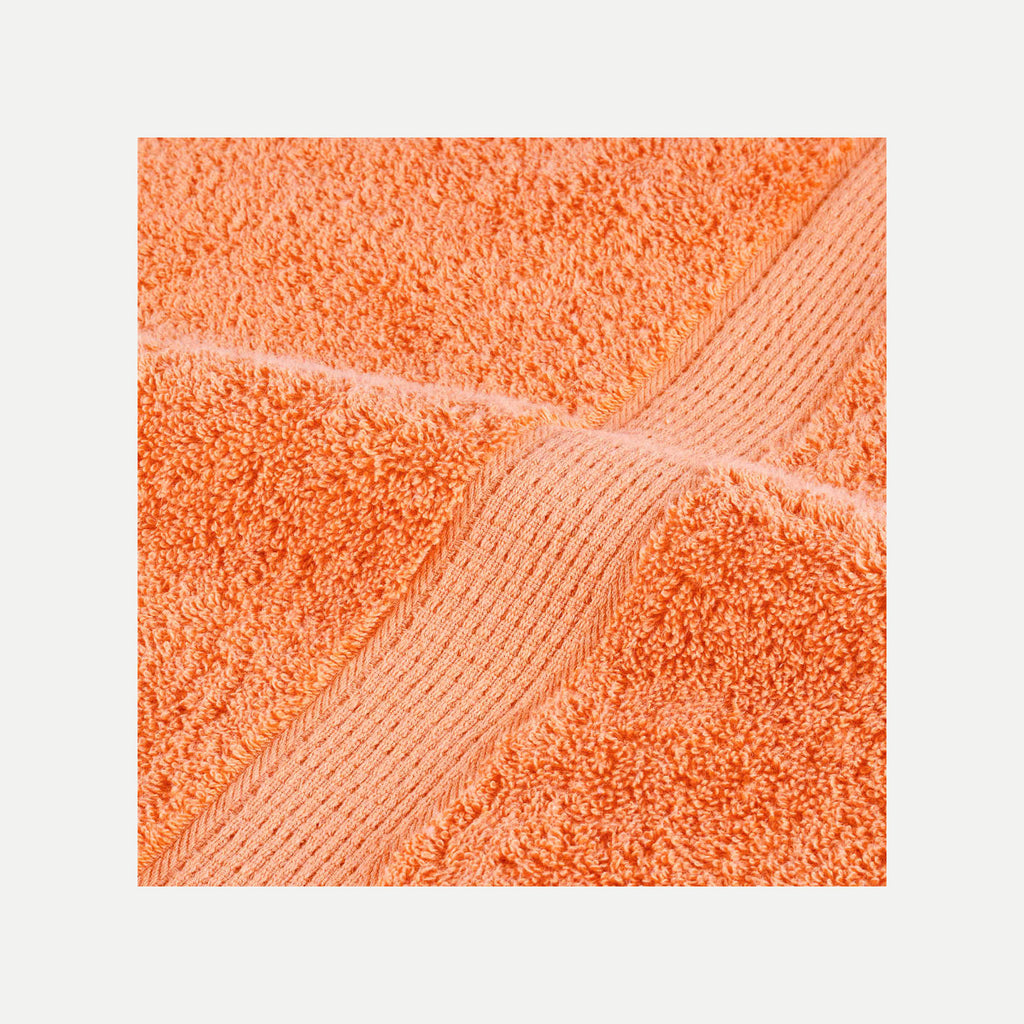 Towel Cotton Orange 50 x 30 cm Bathroom Bath Linen Home Towels 10 pcs Guest