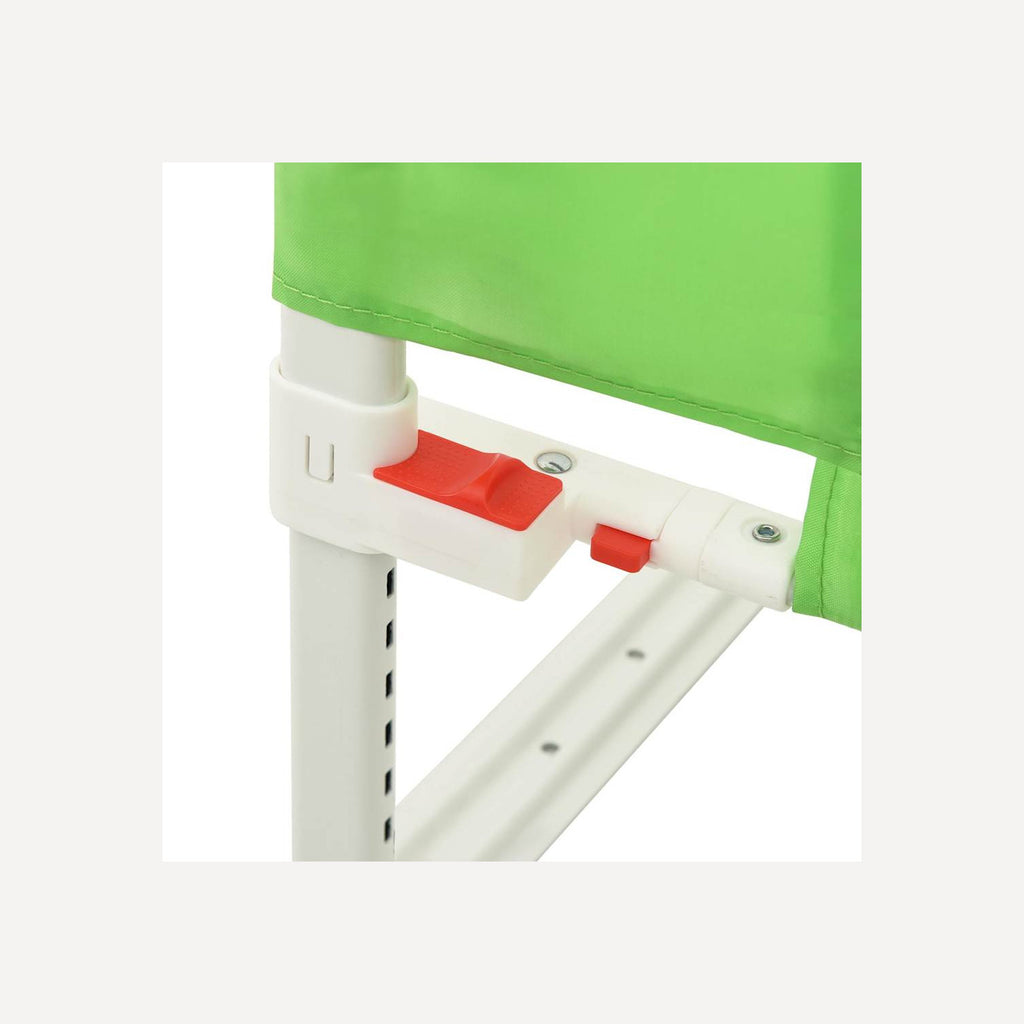 Toddler Safety Bed Rail Fabric (100% Polyester) Green 190 x 25 x 95 cm