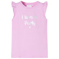 Kids T-Shirt Cotton Lila 128 Children's Top Kids Clothing Kids Wear Kids' Tops