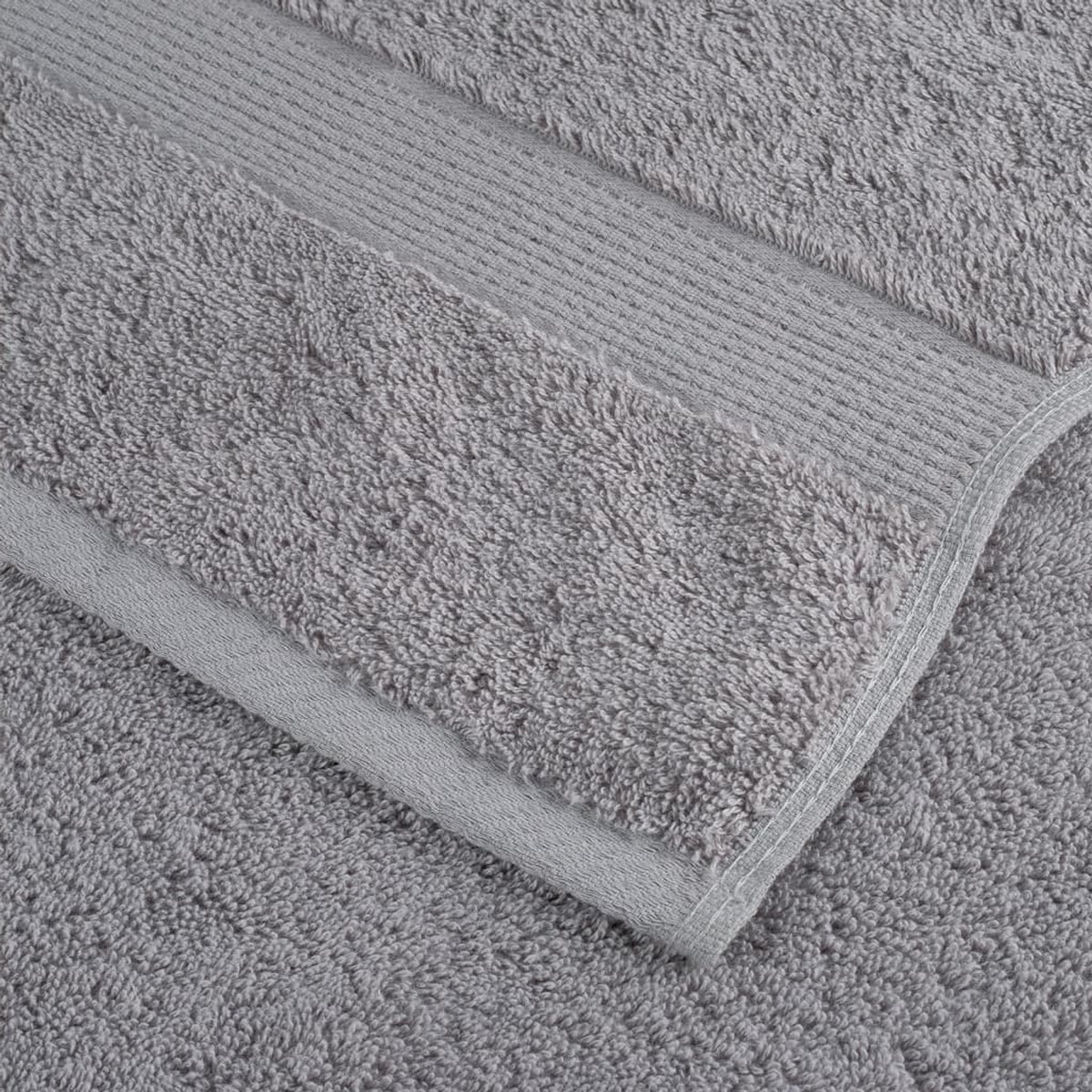 Towel Cotton Grey 30 x 30 cm Bathroom Bath Linen Home Towels 4 pcs Variant 2