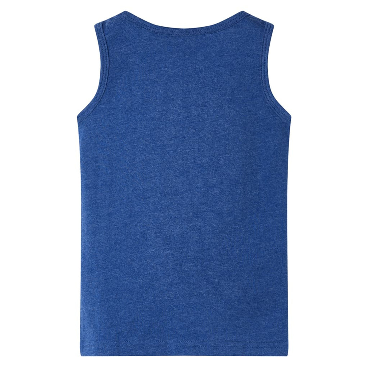 Kids'Tank Top Dark Melange Cotton Dark Blue Melange 116 Kids Clothing Kids'