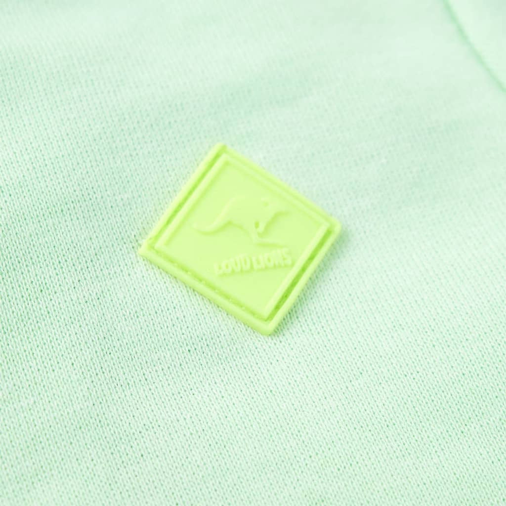 Sweatshirt Cotton Bright Green 92 Kids Clothing Children's Top Kids Wear Zip