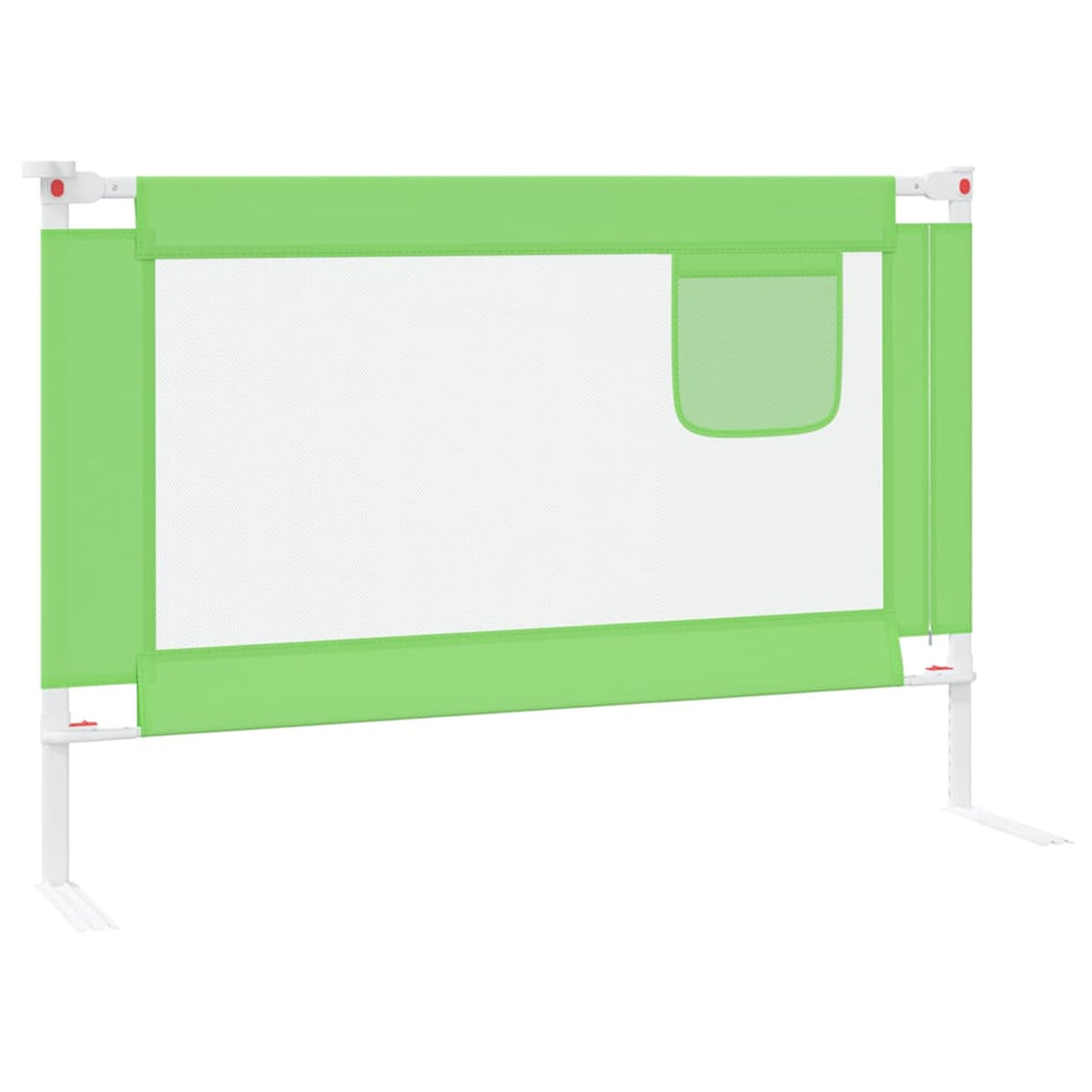 Toddler Safety Bed Rail Fabric (100% Polyester) Green 100 x 25 x 95 cm