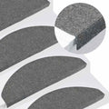 Stair Mats Self-Adhesive Needle Felt Fabric (95%Pes Grey 65 x 22.5 x 3.5 cm