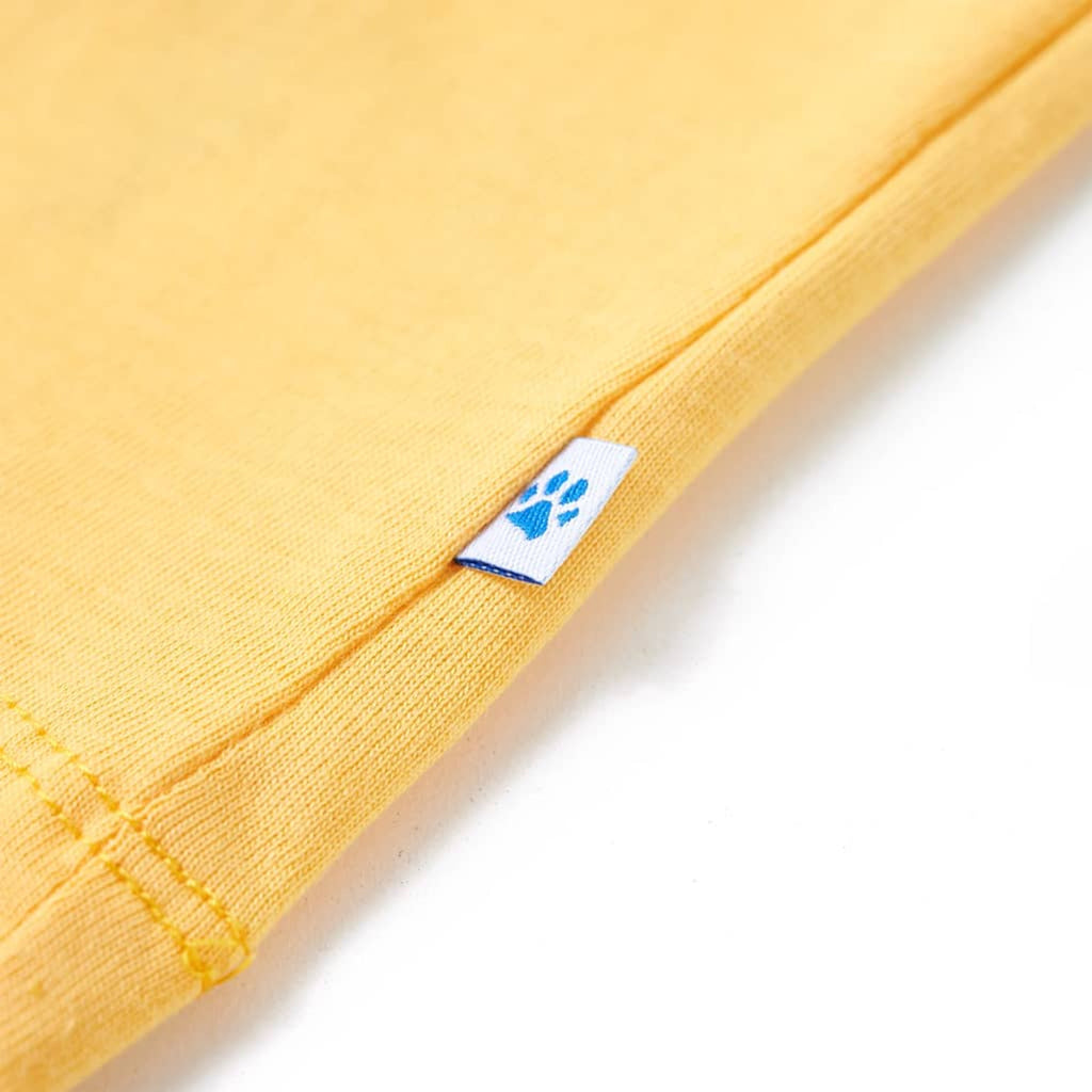 Kids T-Shirt Cotton Light Ochre 104 Children's Top Kids Clothing Kids Wear 104